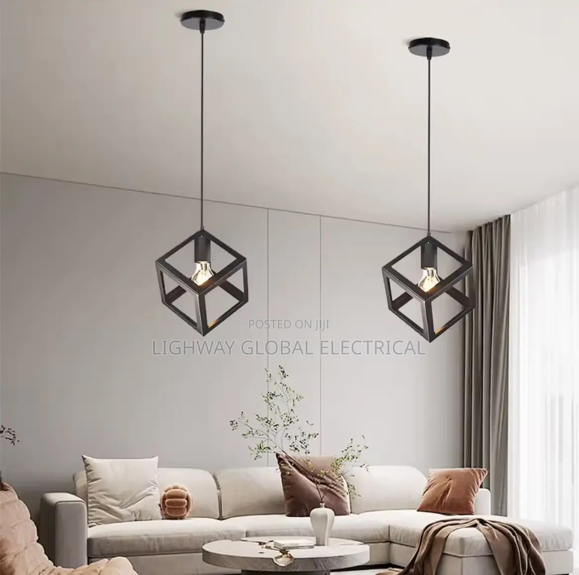 Geometric Vintage Pendant Dropping Light