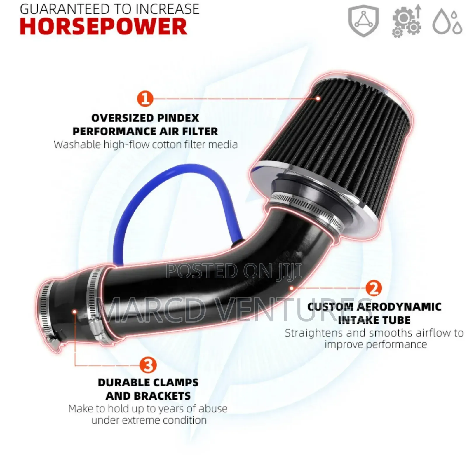 Universal Performance Air Intake Filter