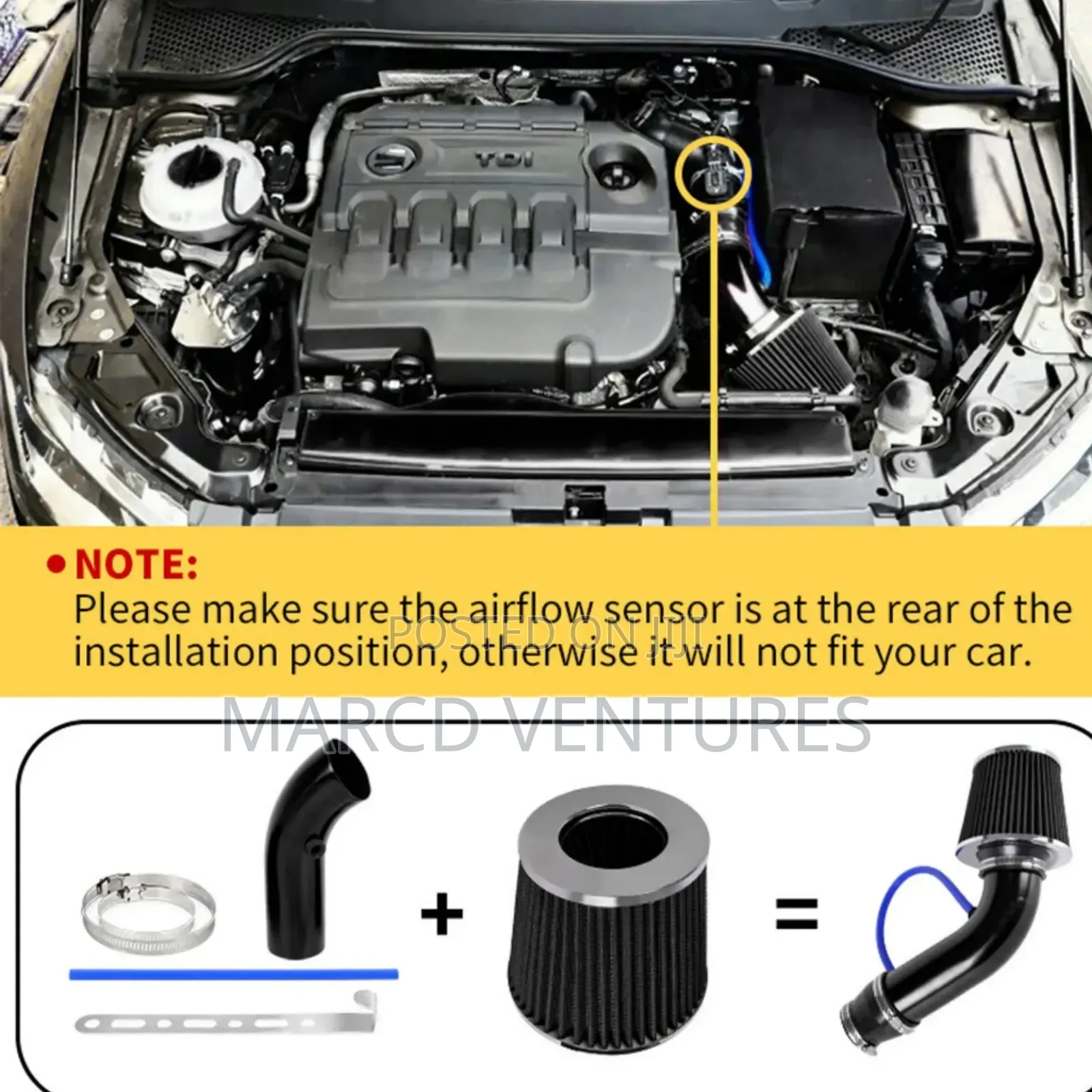 Universal Performance Air Intake Filter