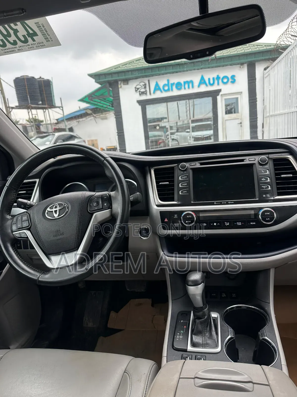 Toyota Highlander XLE V6 4x4 (3.5L 6cyl 6A) 2016 White