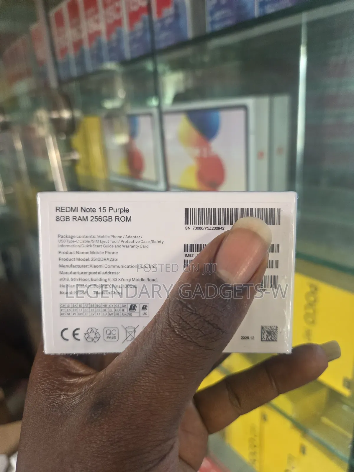 New Xiaomi Redmi Note 15 256 GB Purple
