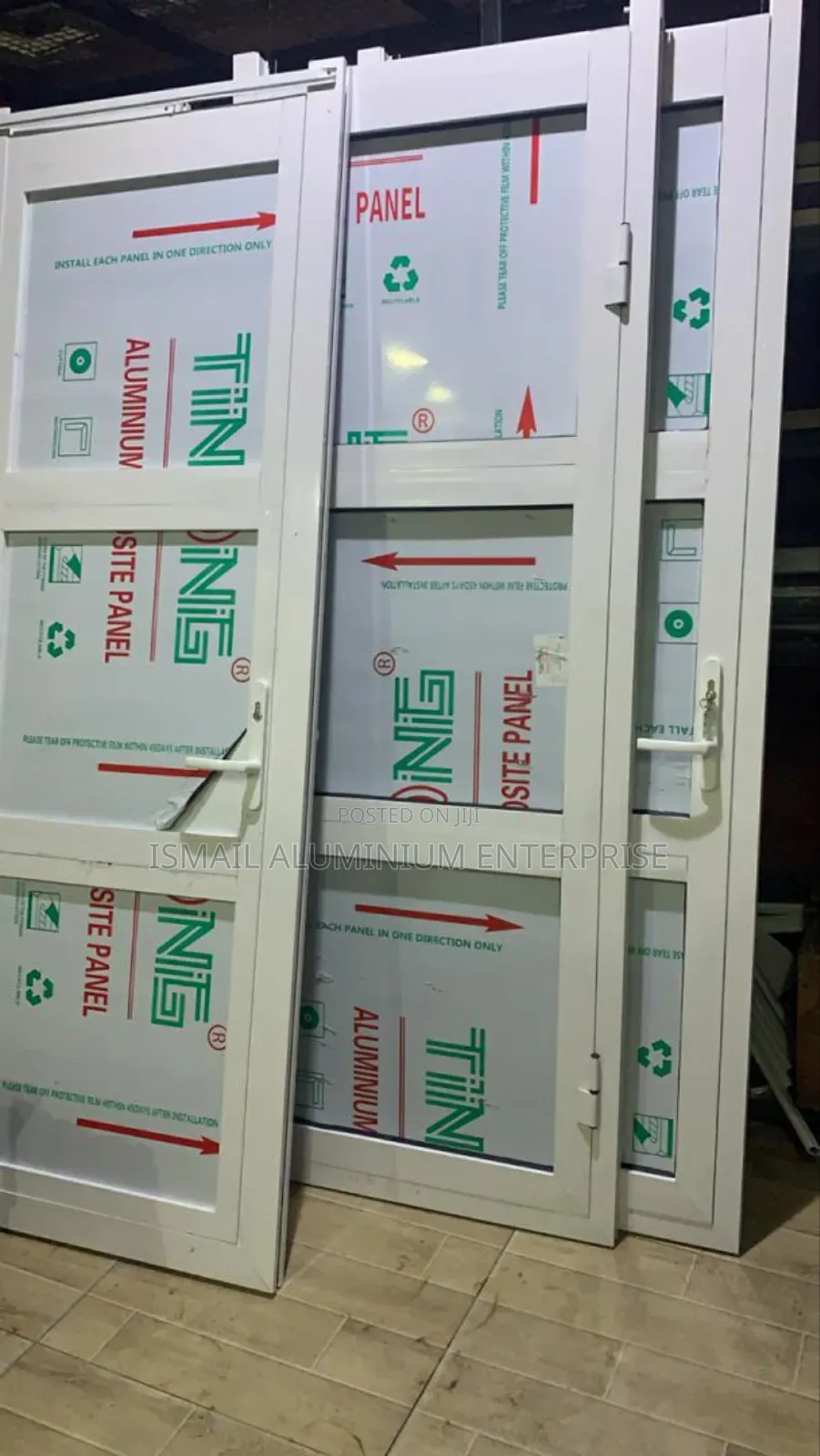 “Modern Aluminum Doors With Burglary Proof – Made To Size