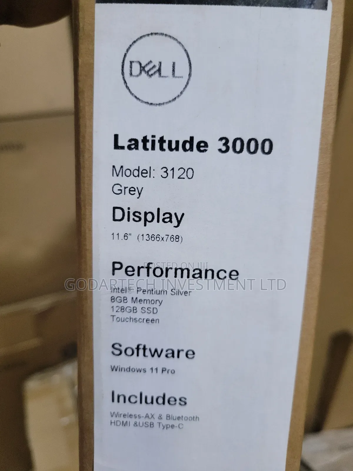New Laptop Dell Latitude 14 3000 8GB Intel Pentium SSD 128GB
