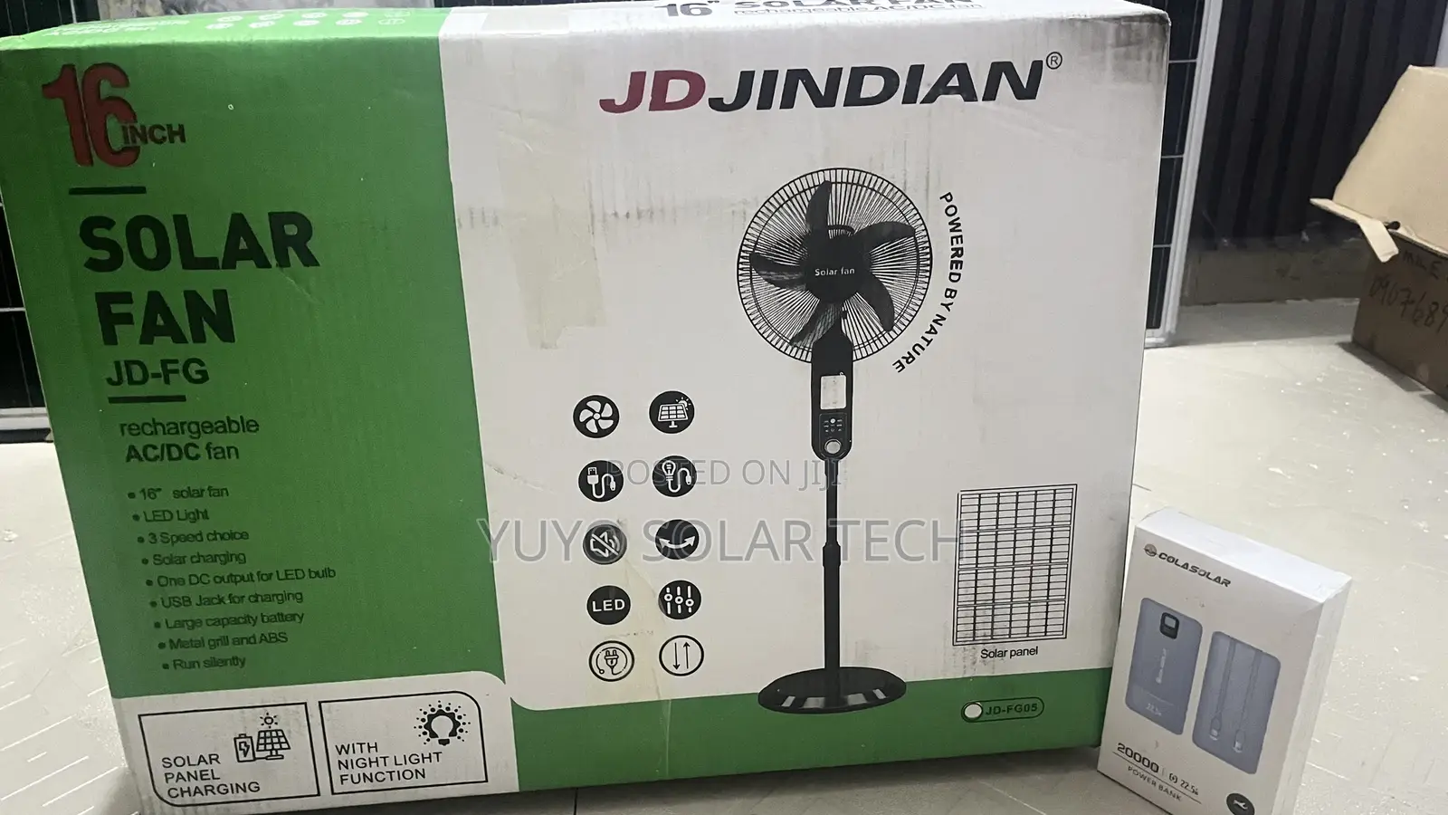 16”Solar Fan