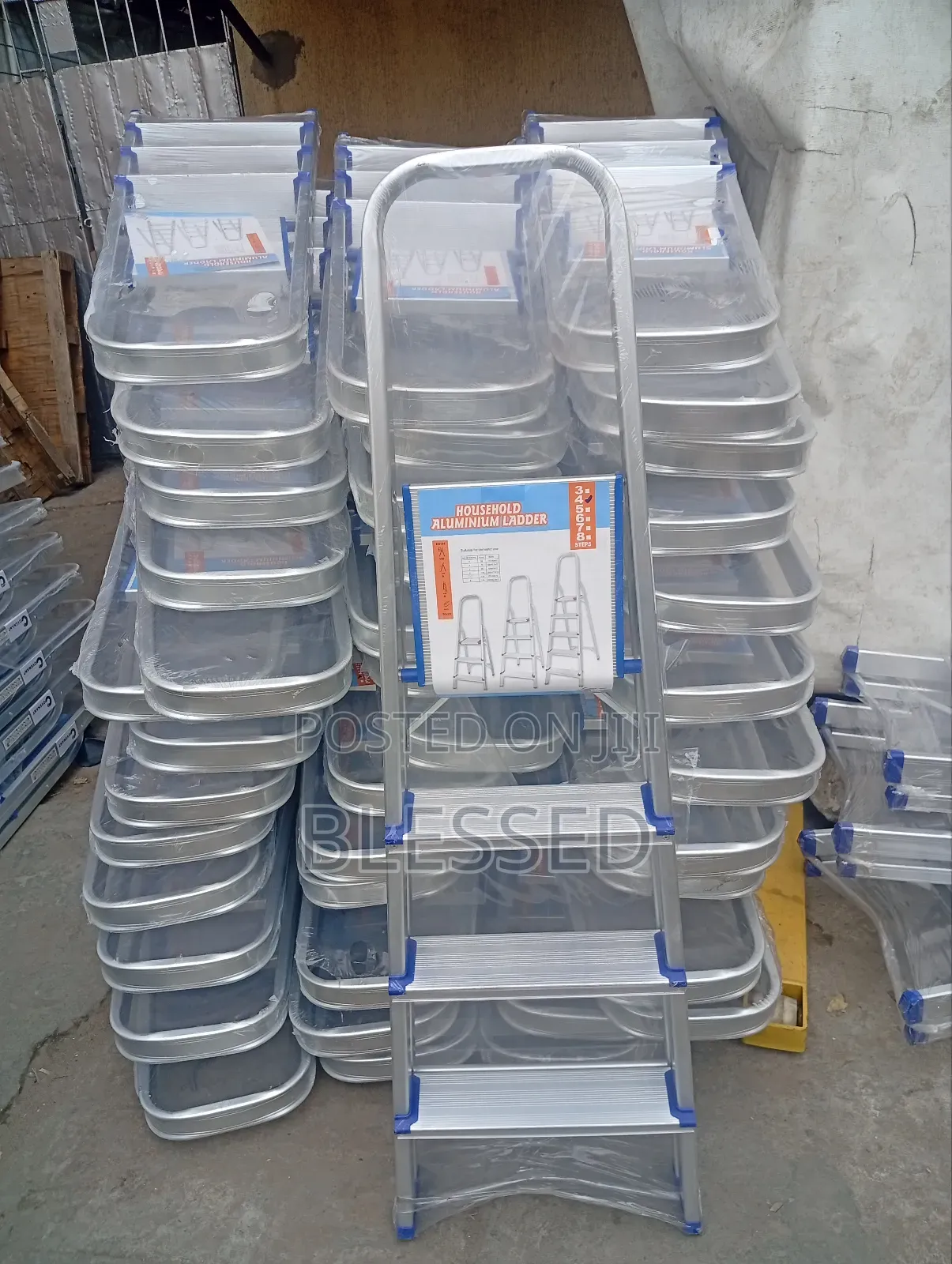 4 Step House Aluminium Ladder