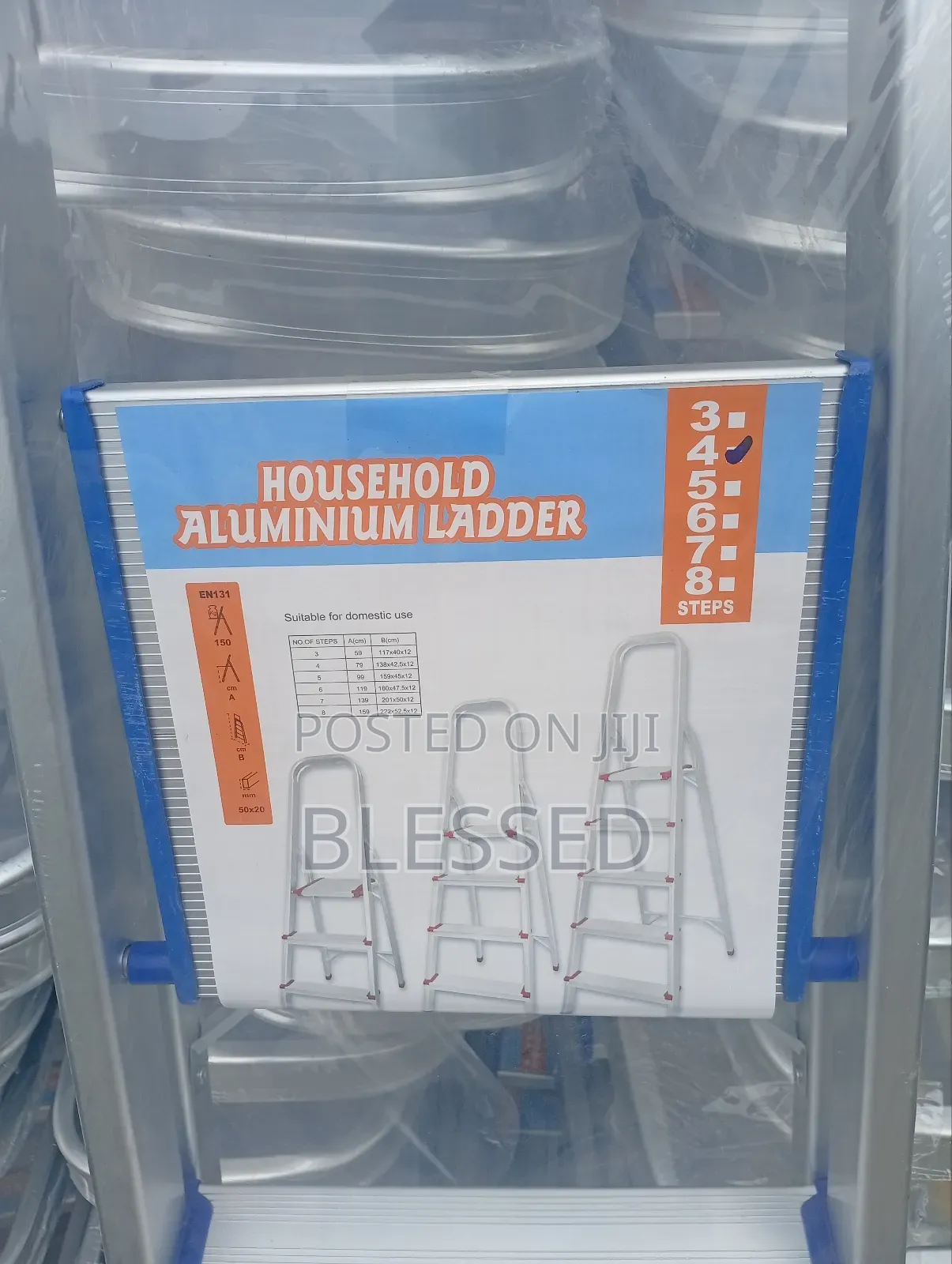4 Step House Aluminium Ladder