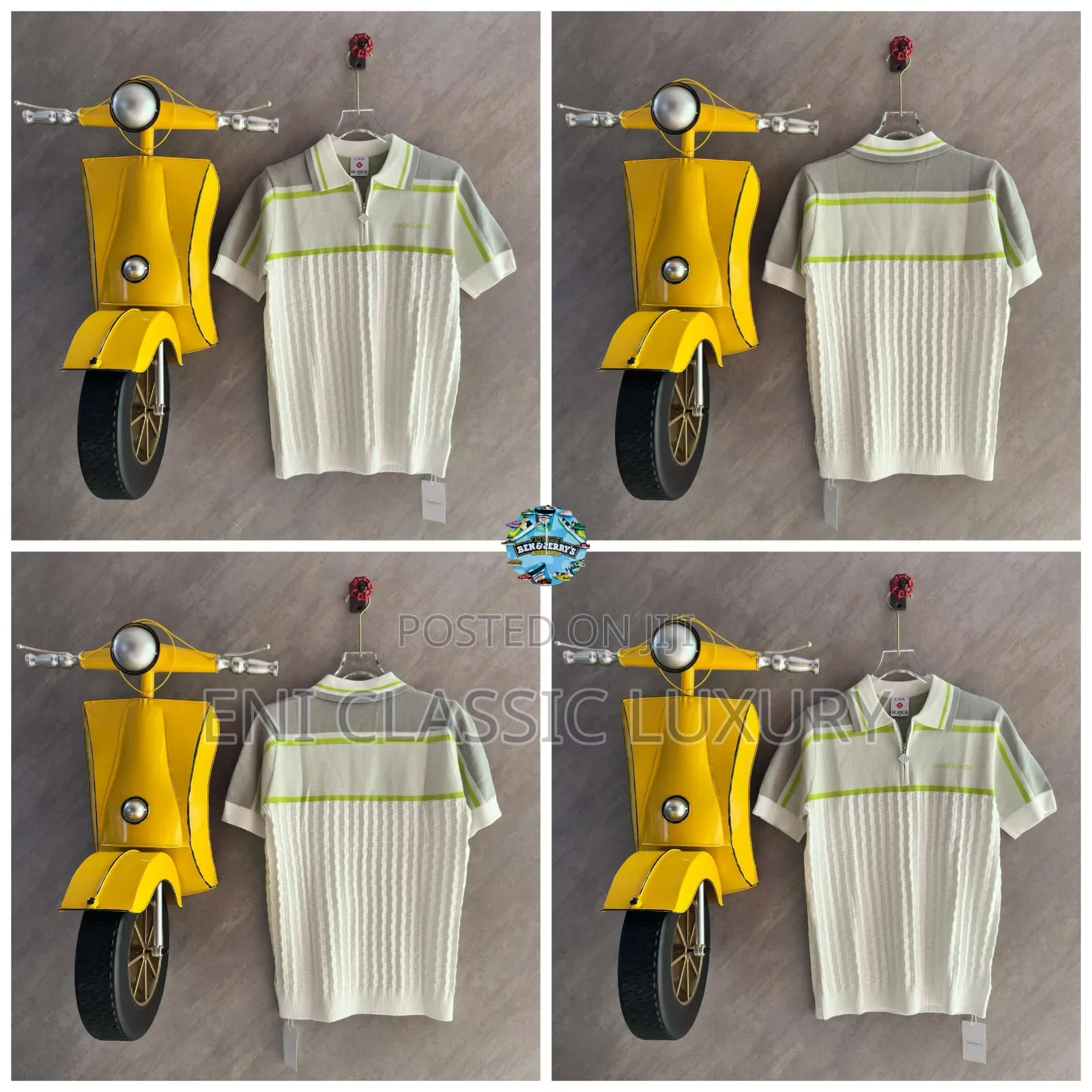 High Quality Luxury Men's T-shirts Casablanca Well Banded Package