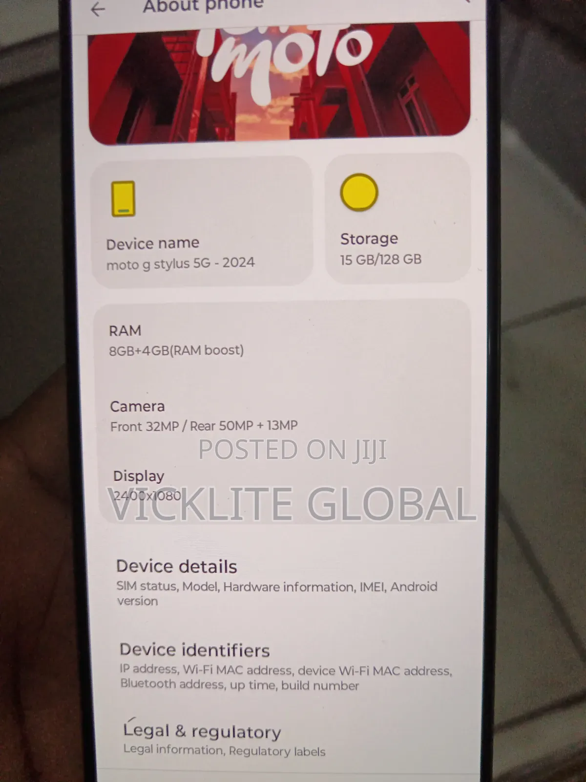 Motorola Moto G Stylus 5G (2024) 128 GB