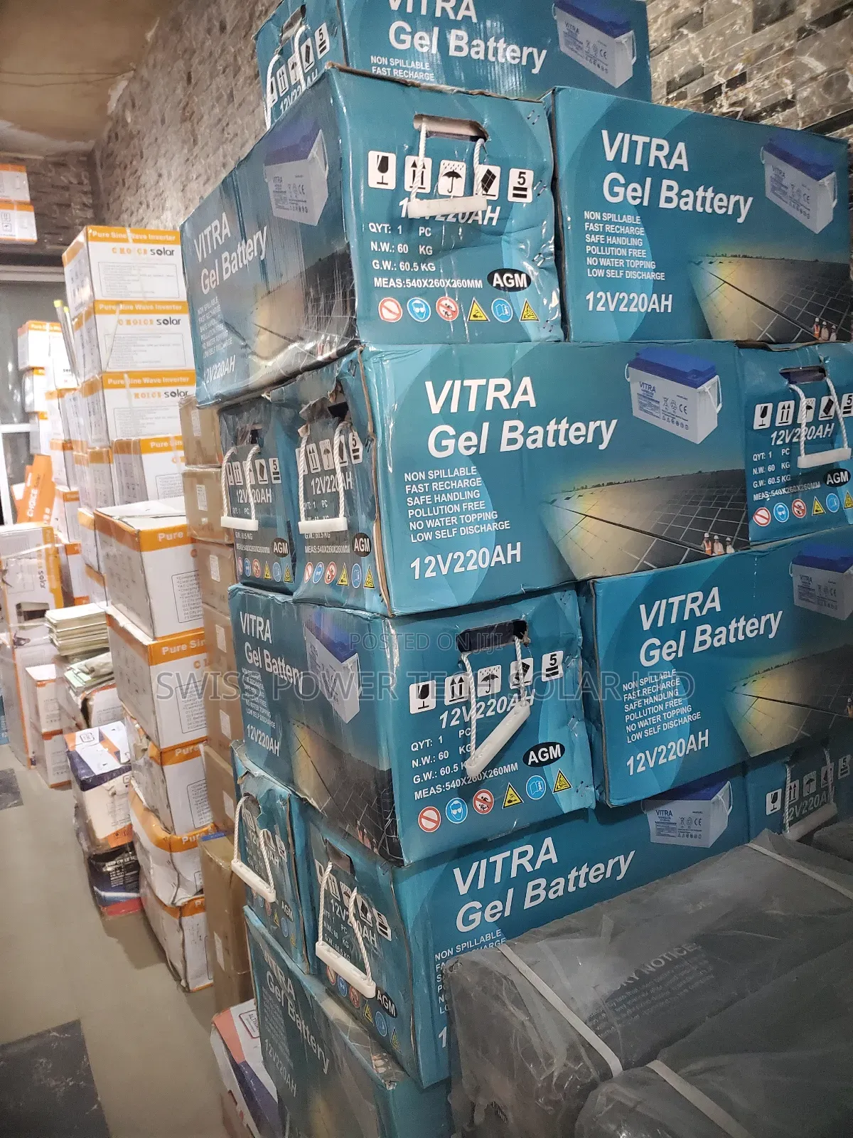 220ah 12v Vitra Gel Battery