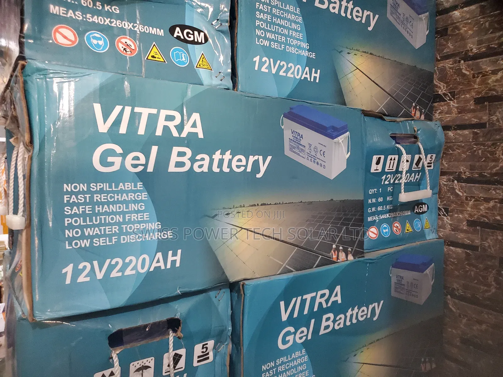 220ah 12v Vitra Gel Battery
