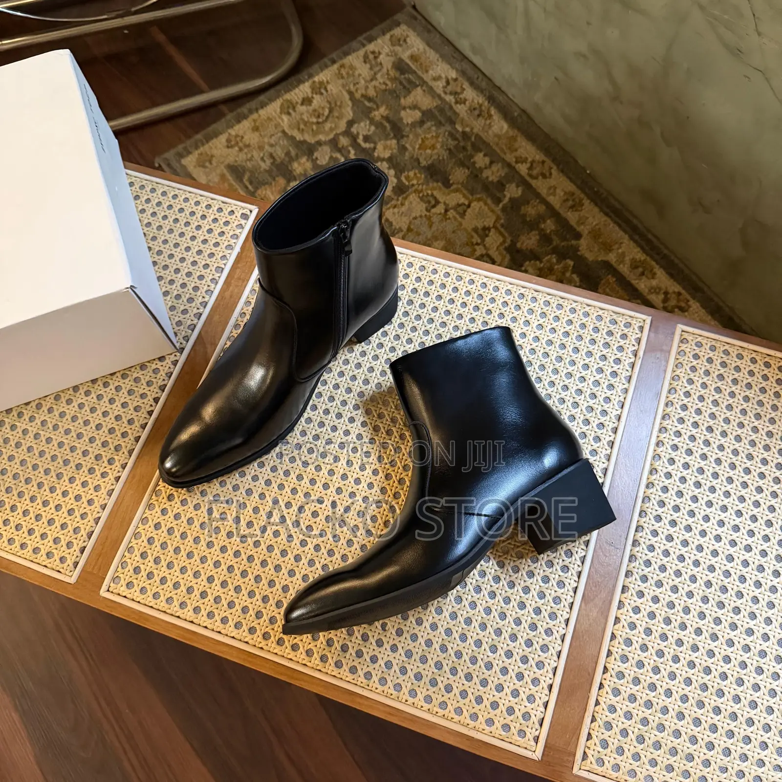 Original Heeled Leather Ankle Boots