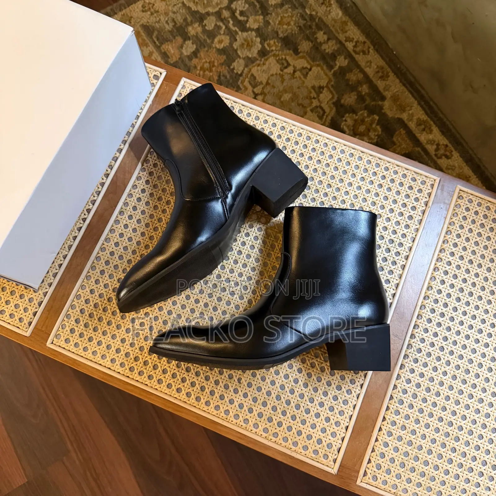 Original Heeled Leather Ankle Boots