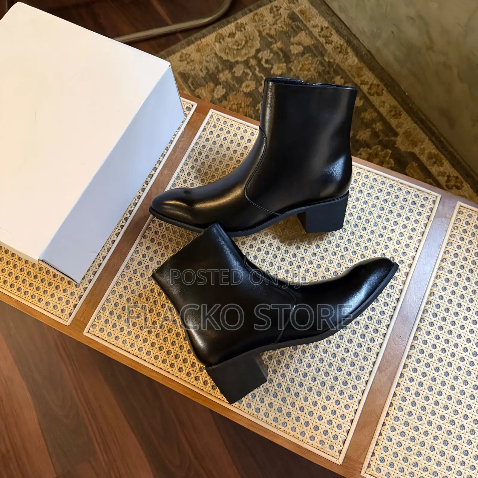 Original Heeled Leather Ankle Boots