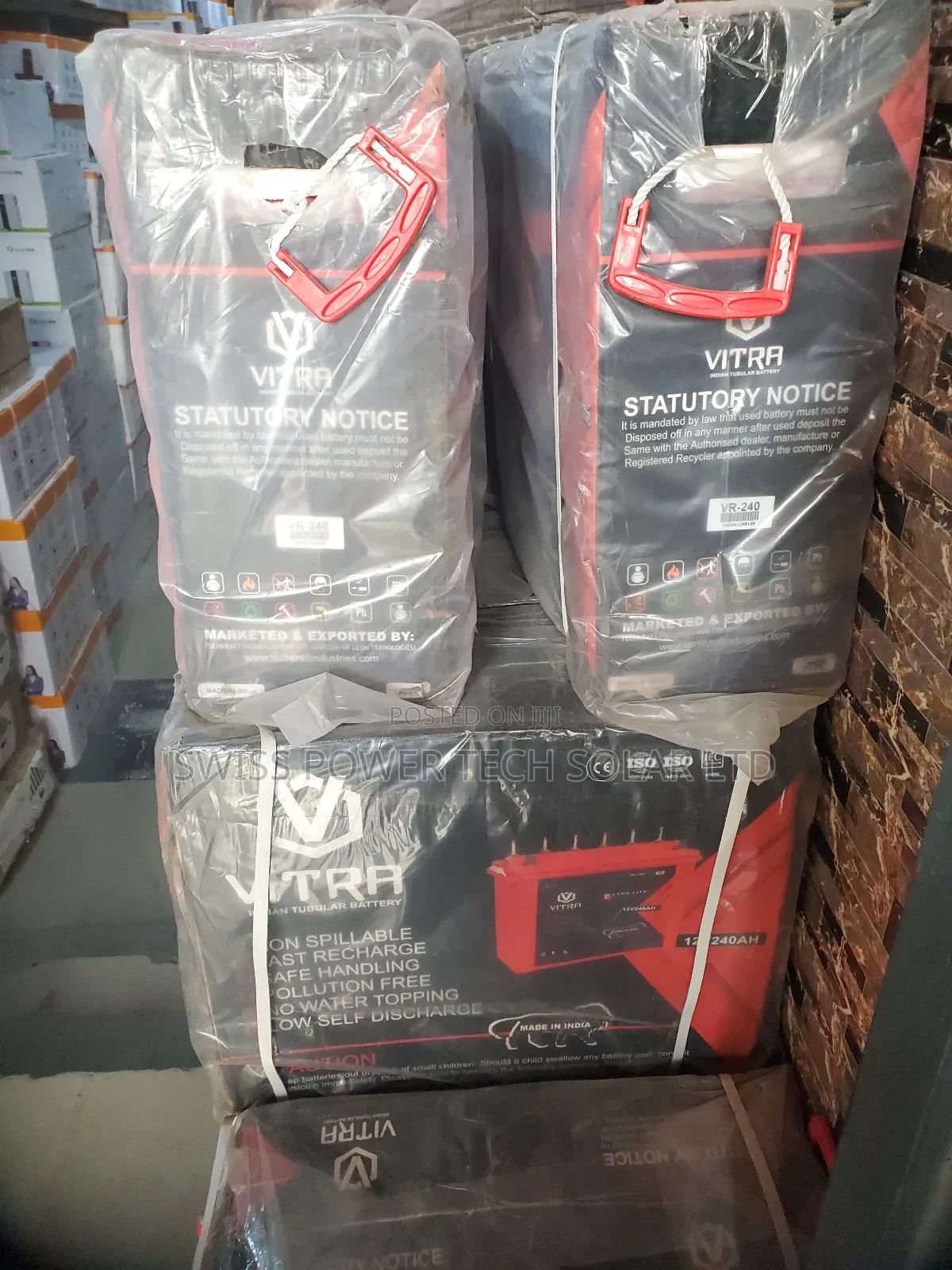 240ah 12v Vutra Tubular Battery