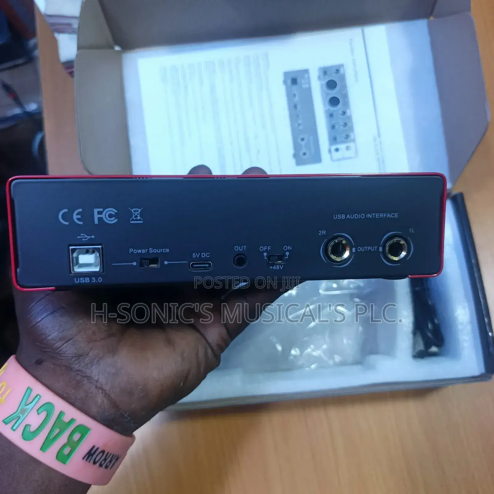 N-Tune 2i2 Studio Audio Interface Soundcard.