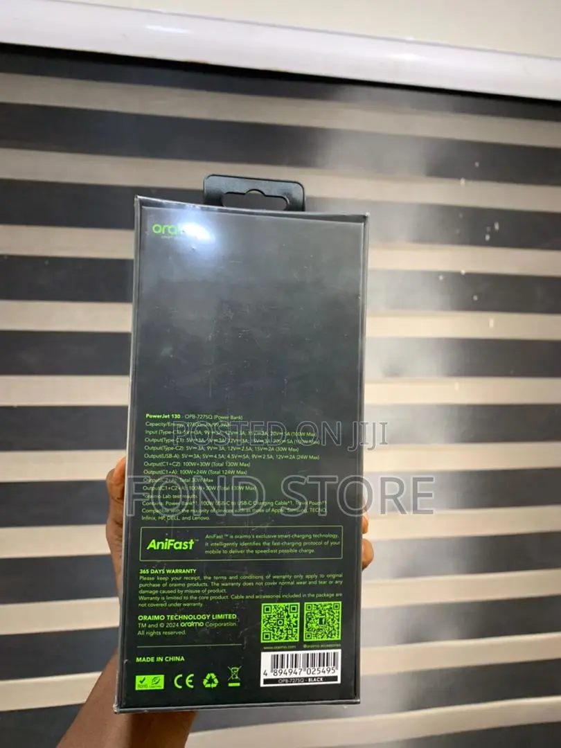 Oriamo Powerjet 130 Powerbank