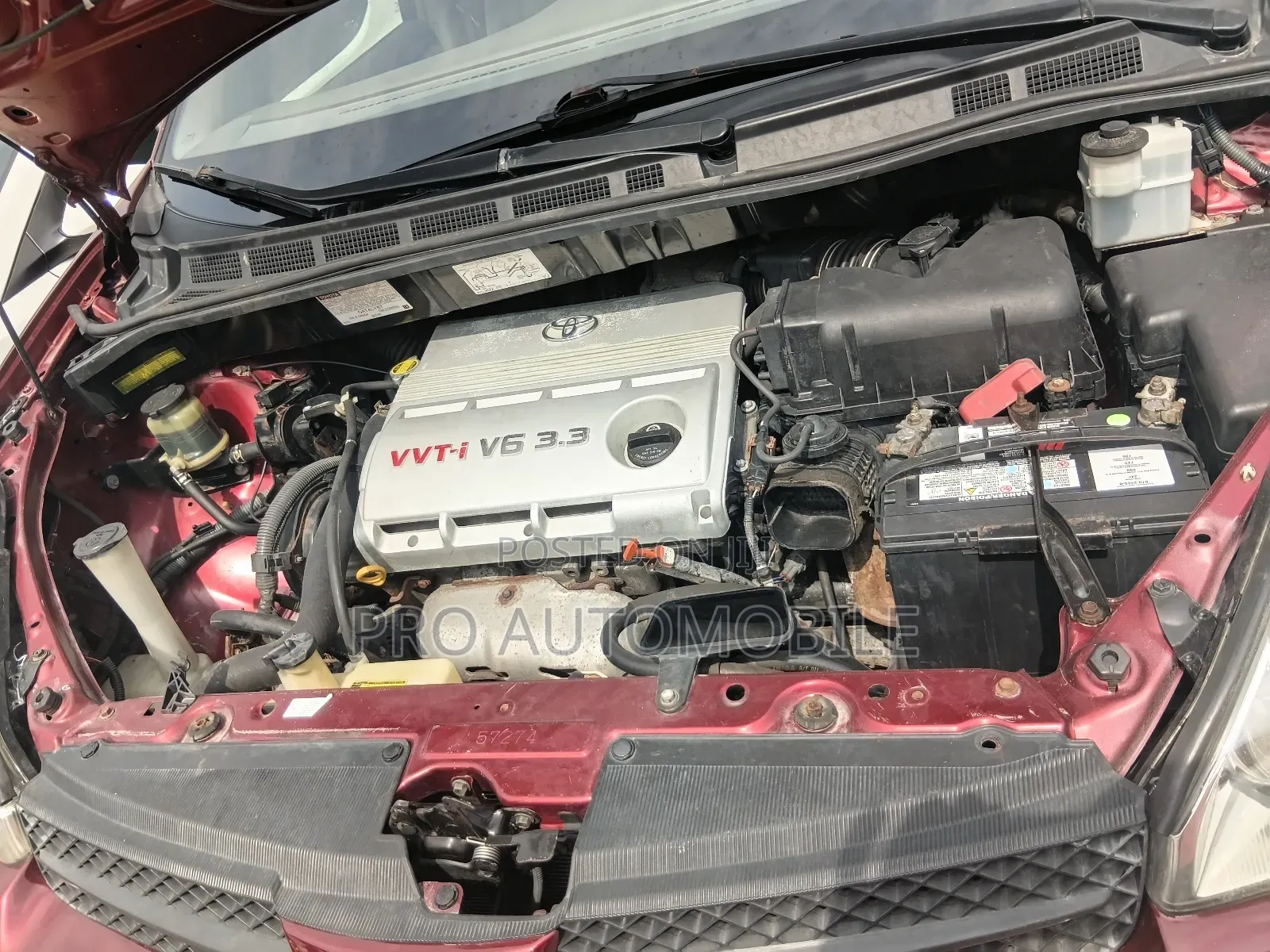 Toyota Sienna LE AWD 2005 Red