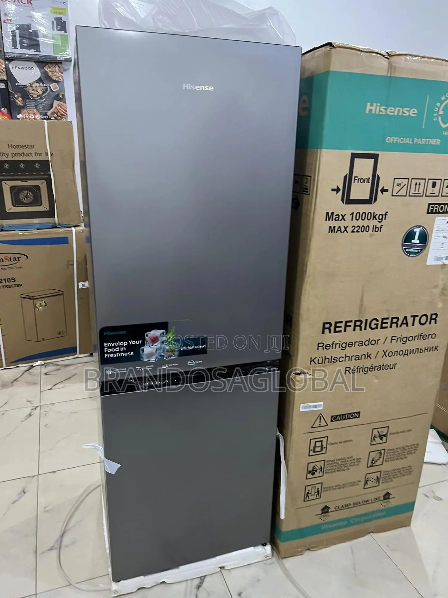Hisense Bottom Freezer Cooling Refrigerator 225 Litres (Ref 29dca)