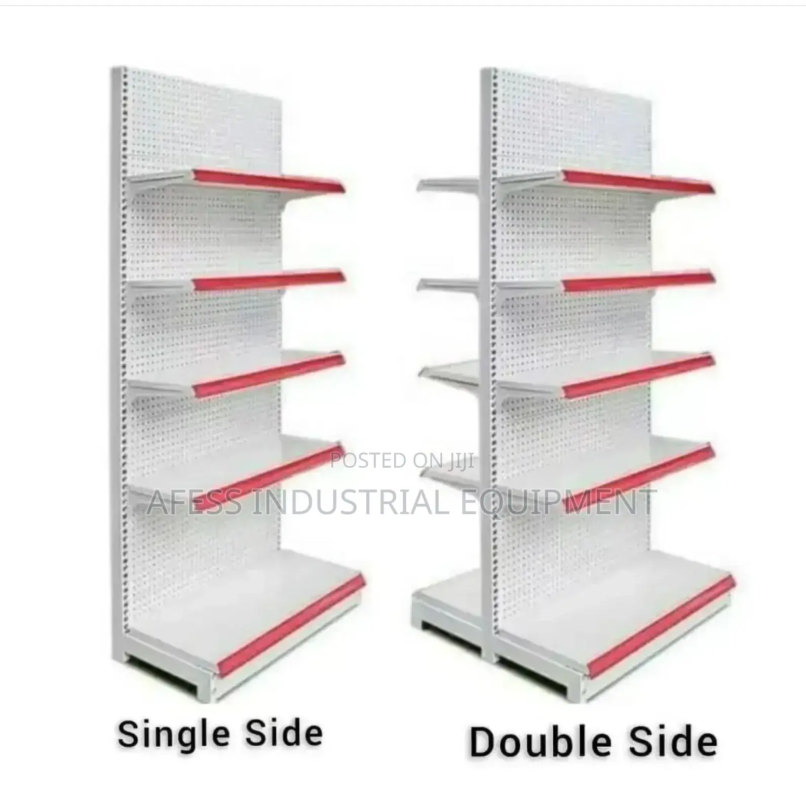 Supermarket Single And Double Shelves