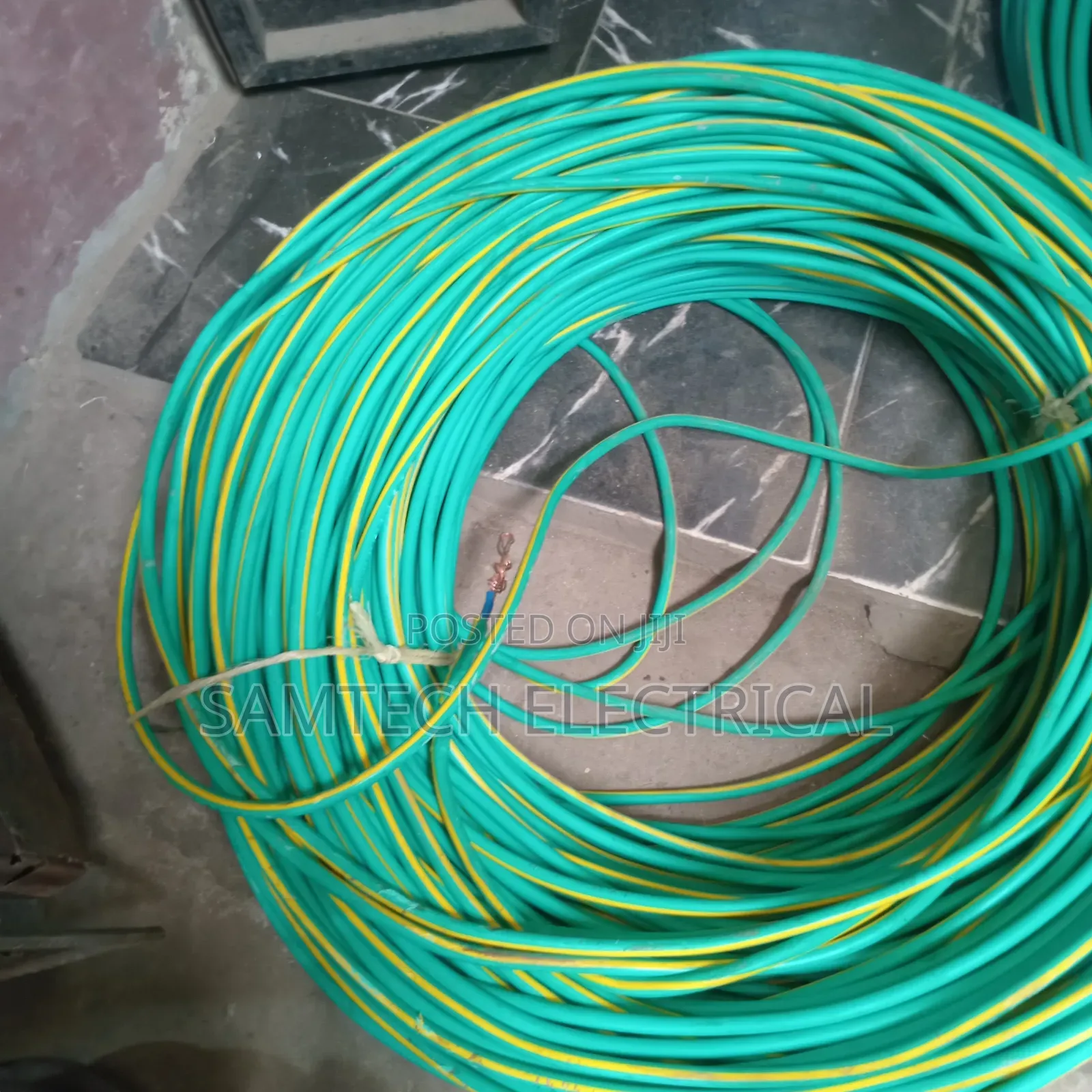 1x35mm2 Green and Yellow Art Cable