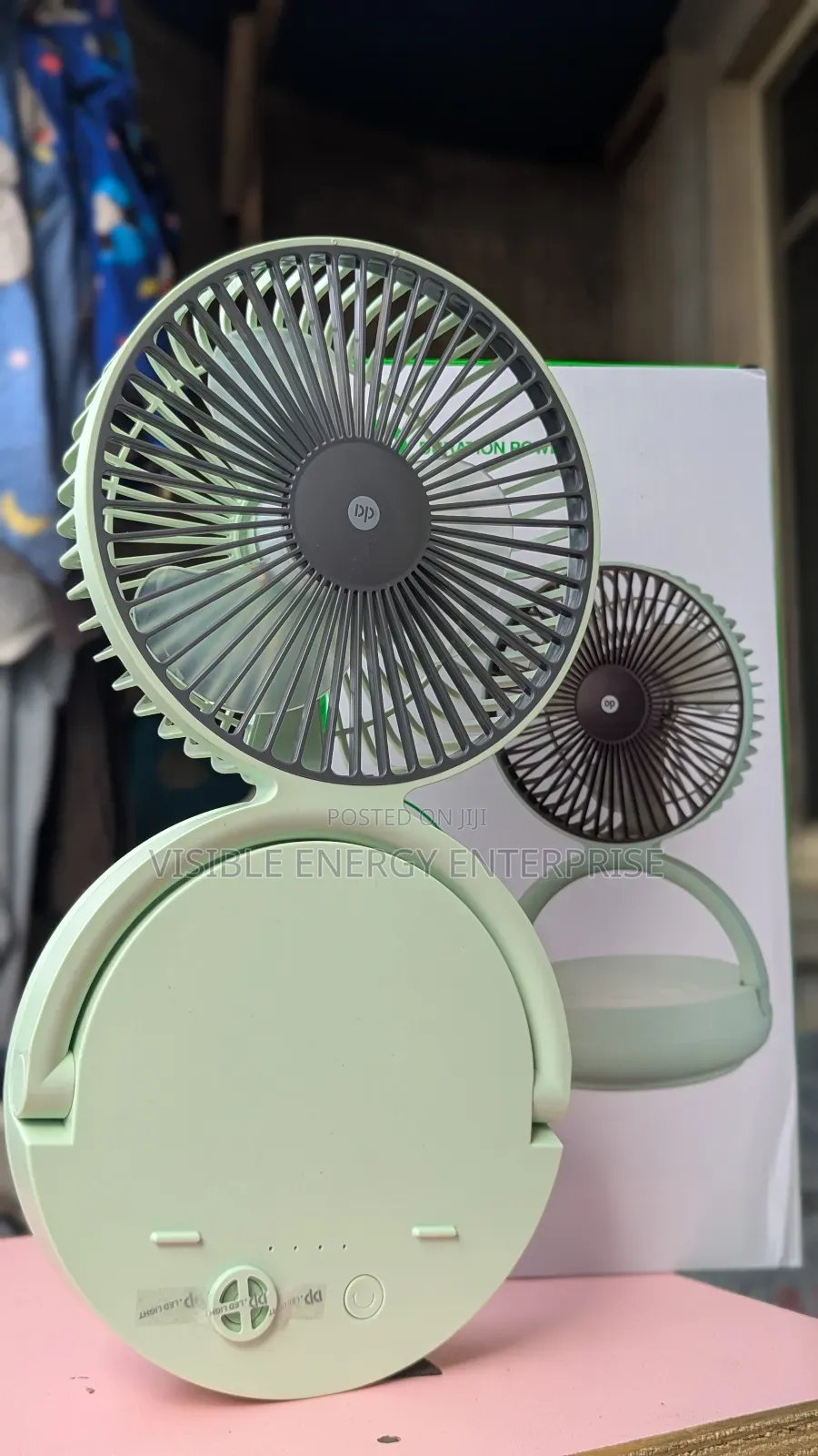 Dp Desktop Portable Rechargeable Fan (Dp-7637)