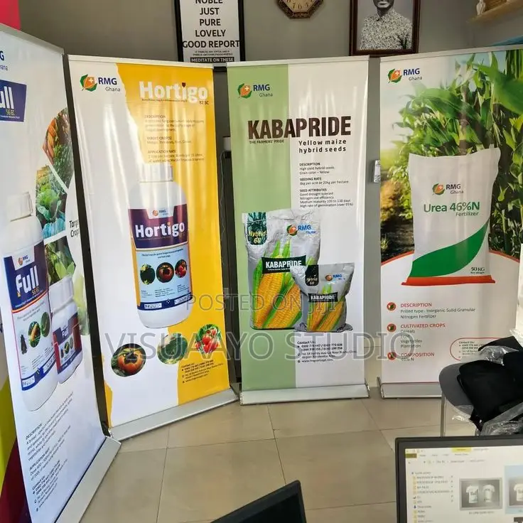 Custom Roll-Up Banner for Business, Events Promotion
