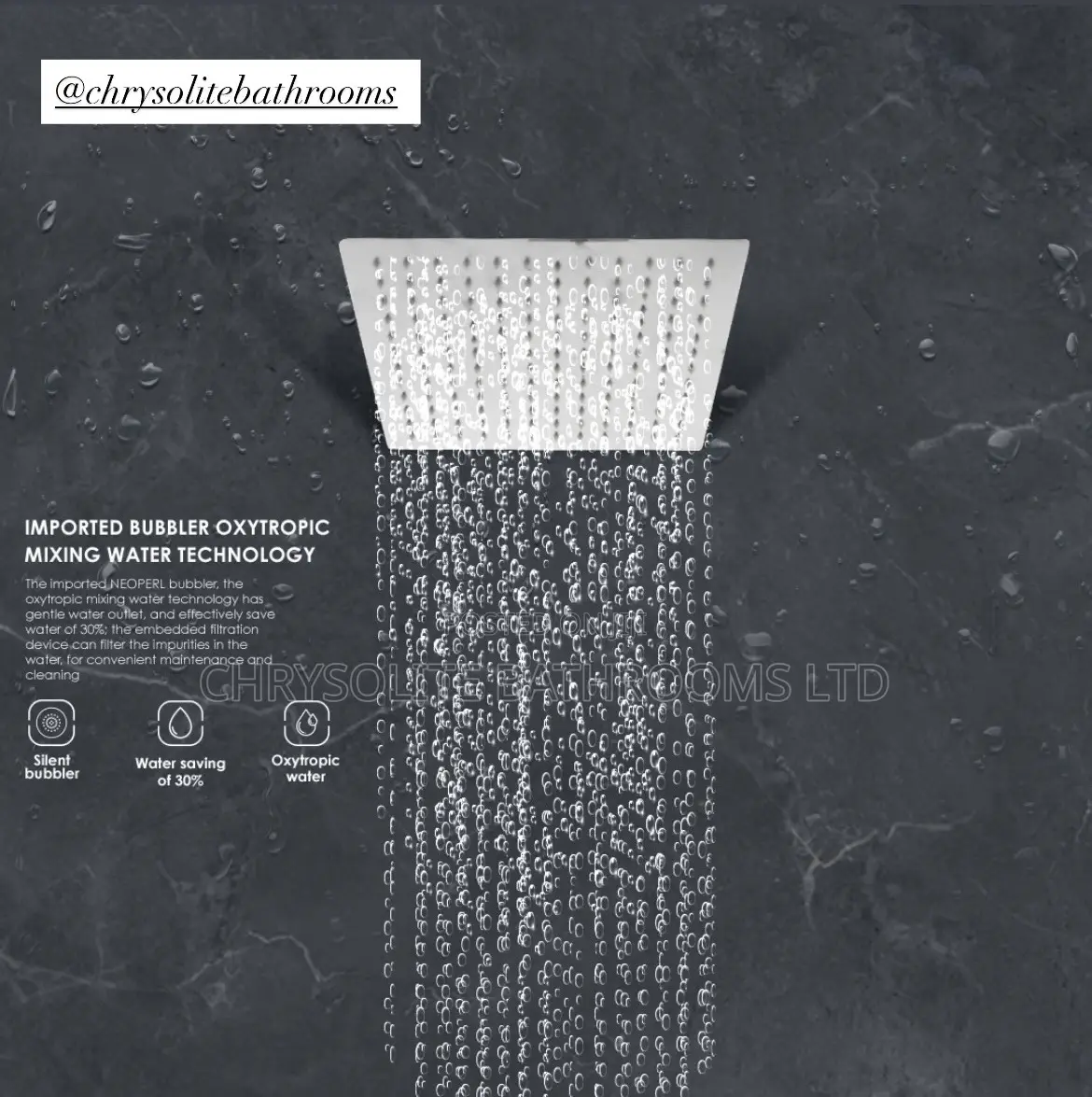 Chrome Concealed Shower Mixer