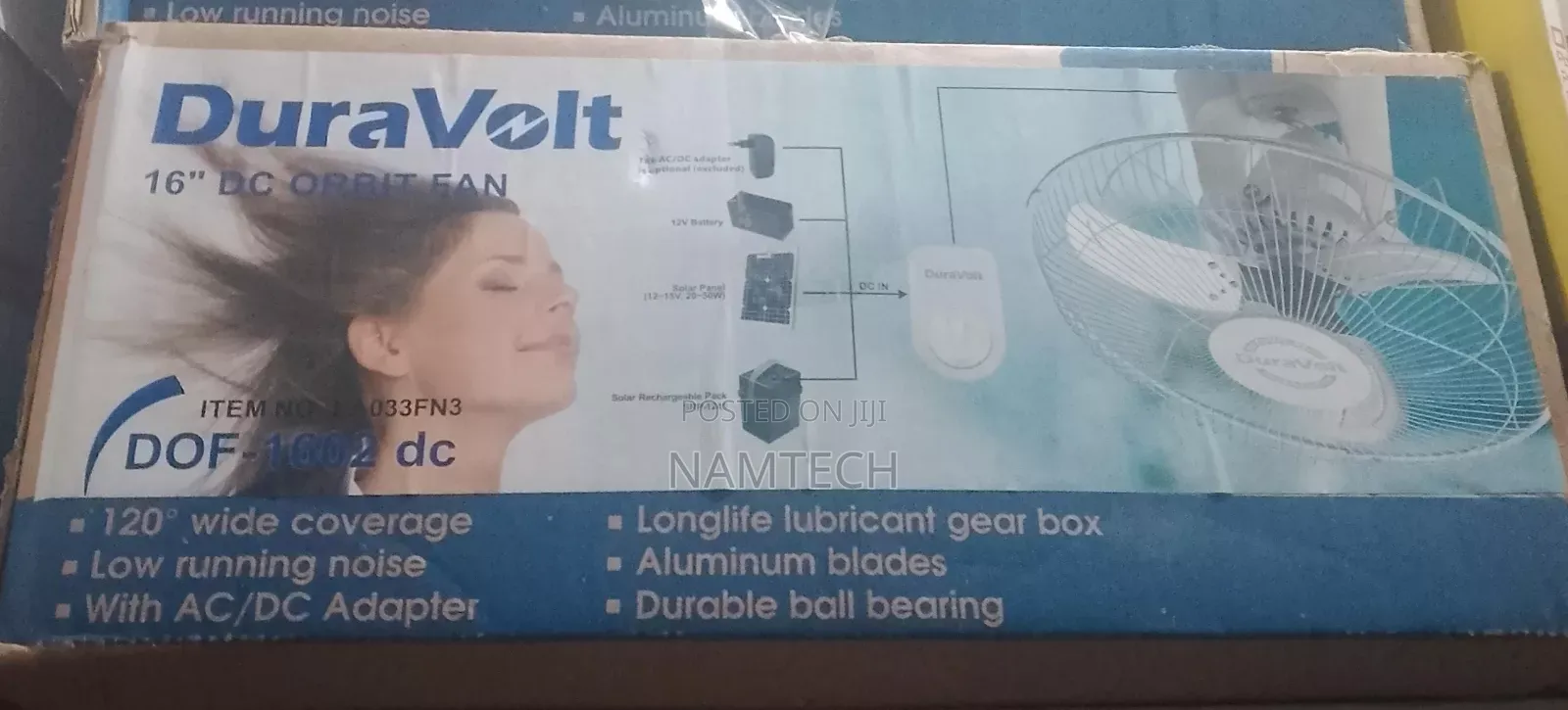Duravolt 16" Dc Orbit L Fan Dof-1002