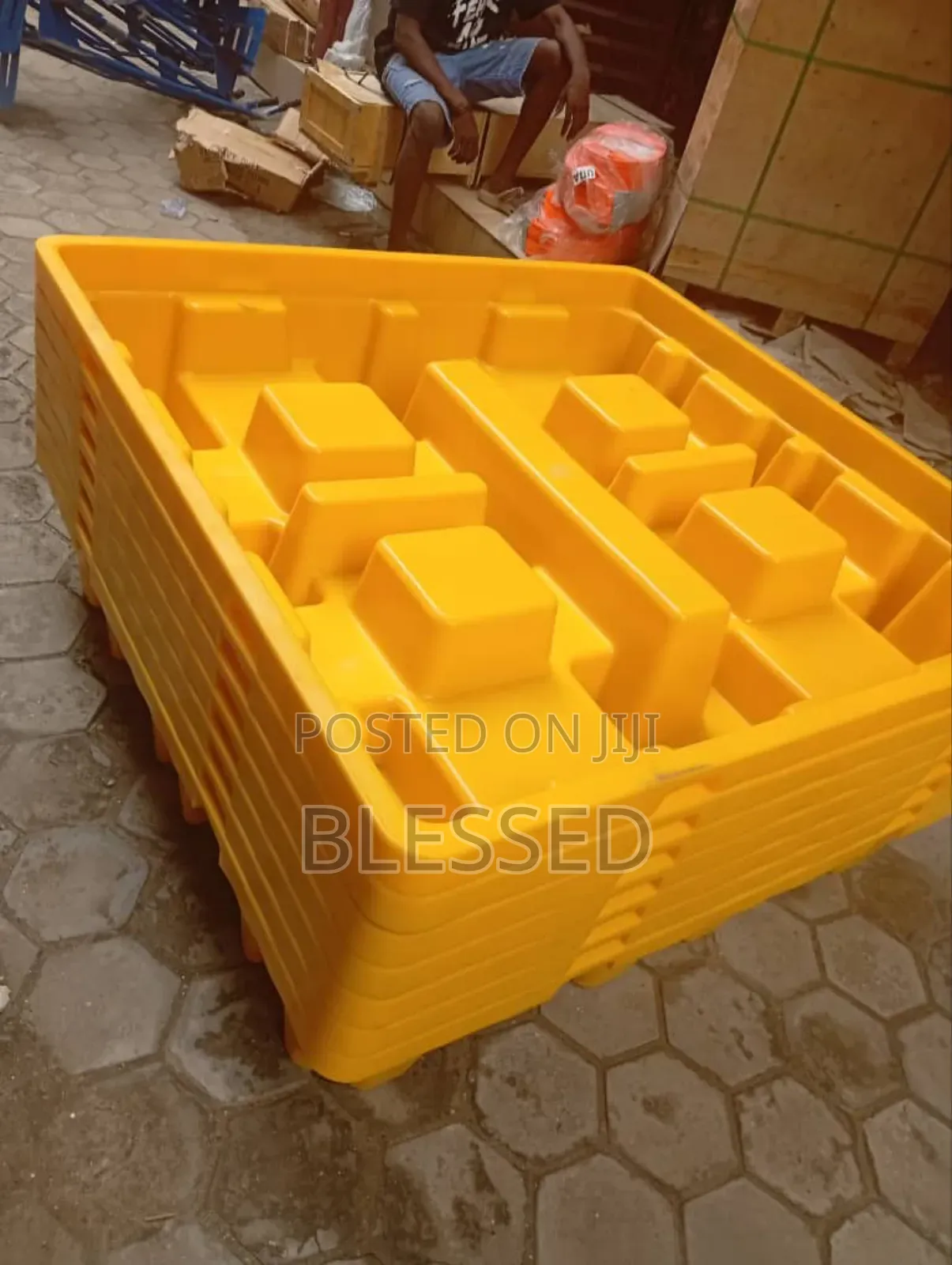 Oil Drums Spill Containment Pallet With Drain 4drums