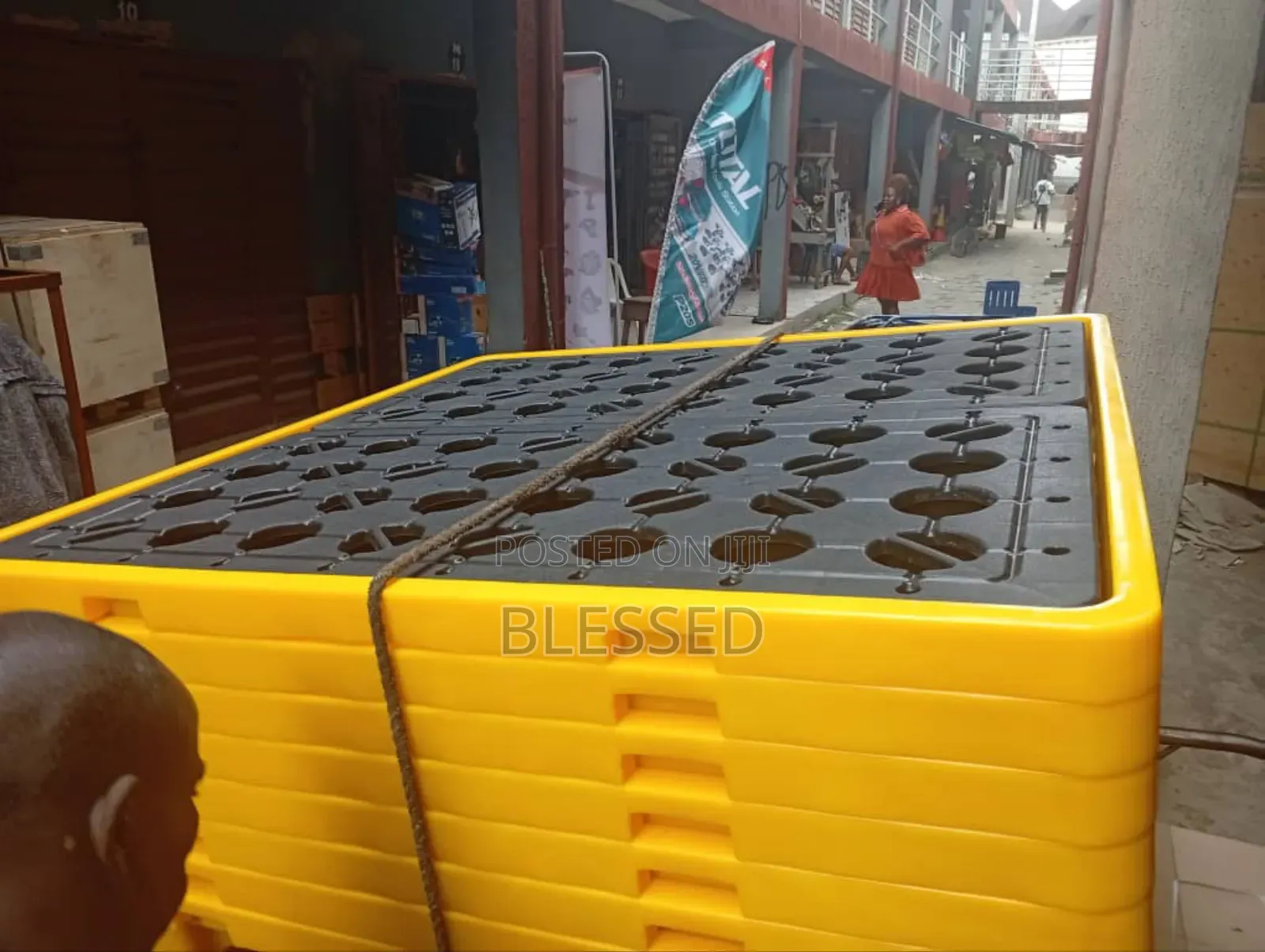 Oil Drums Spill Containment Pallet With Drain 4drums
