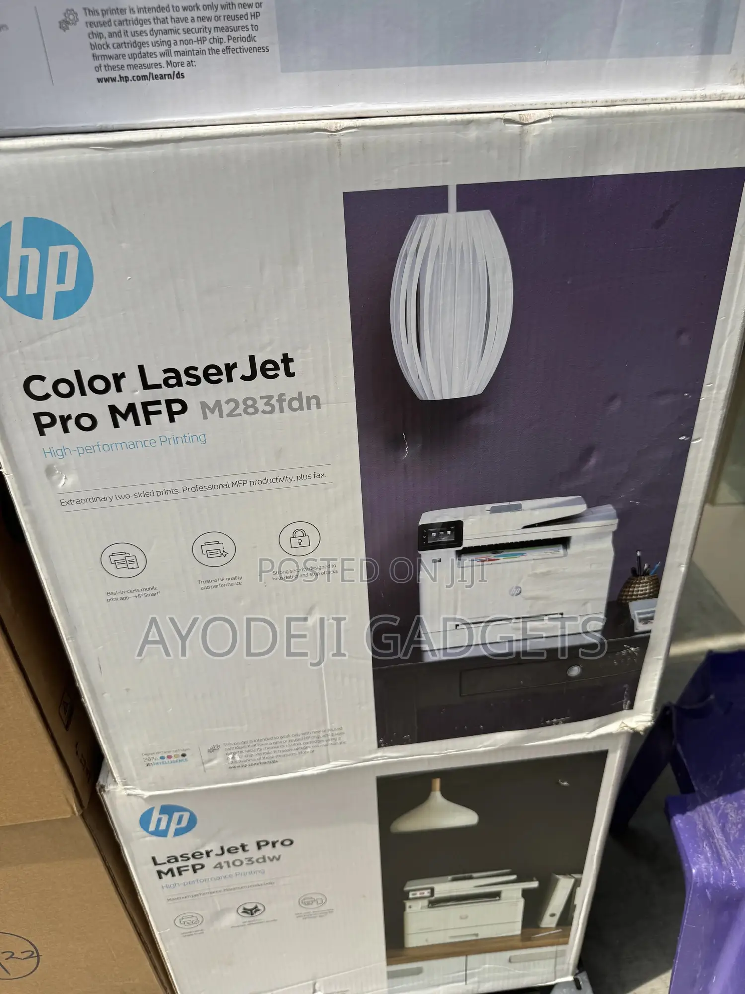 Hp Color Laser Jet Pro MFP M 283fdn Printer