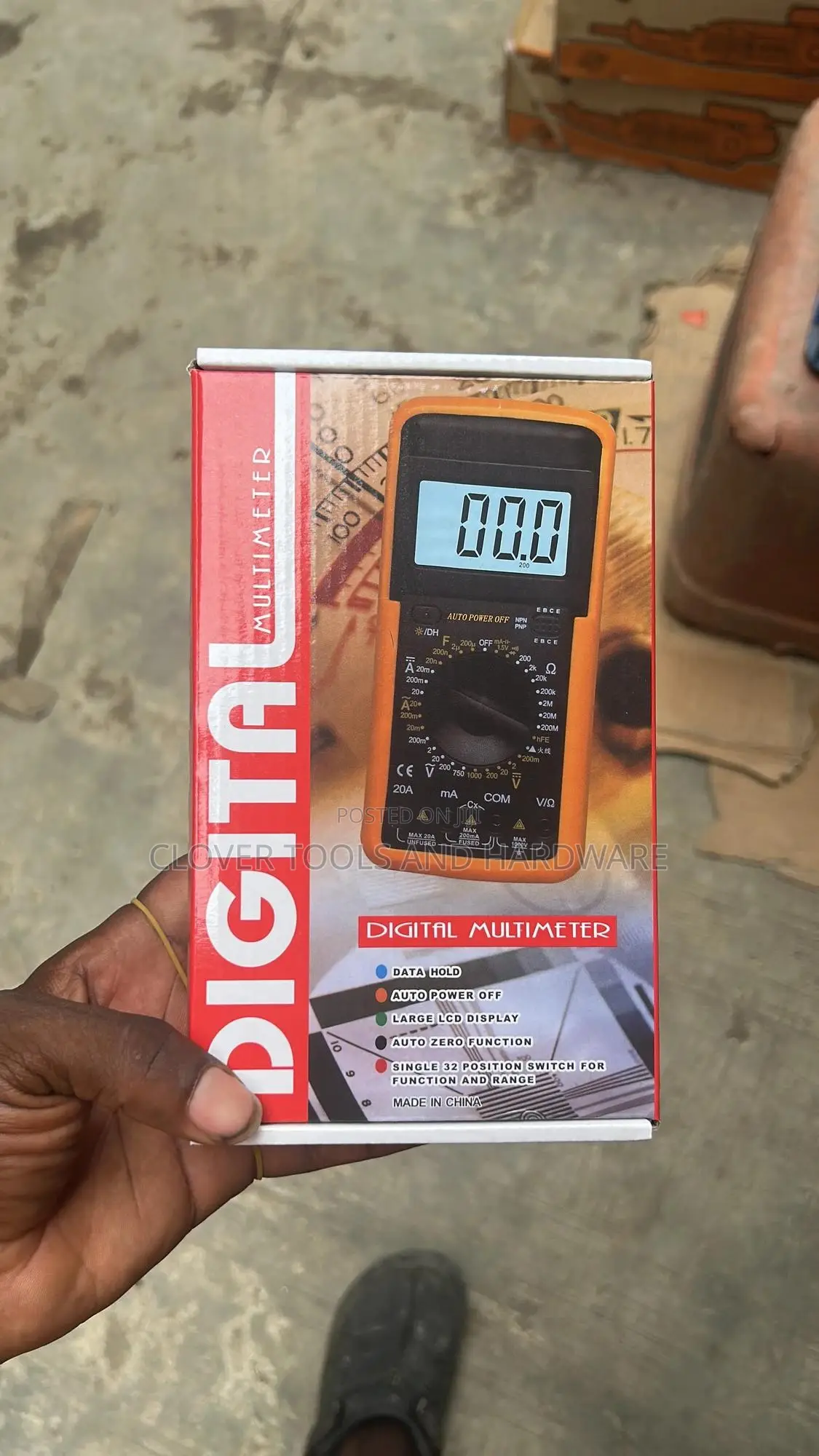 Digital Multimeter Dt9205a.