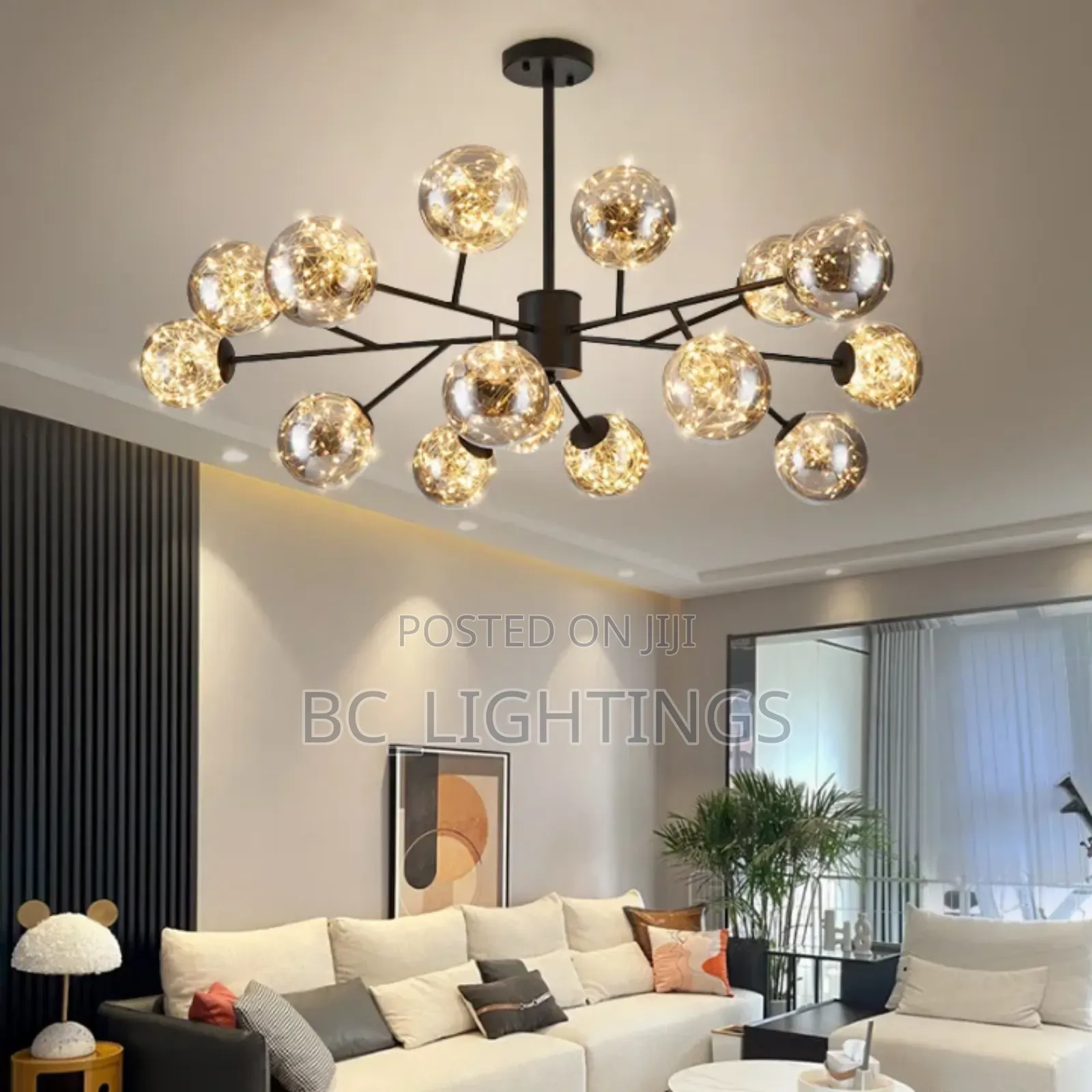 Modern Nordic Glass Chandelier Light