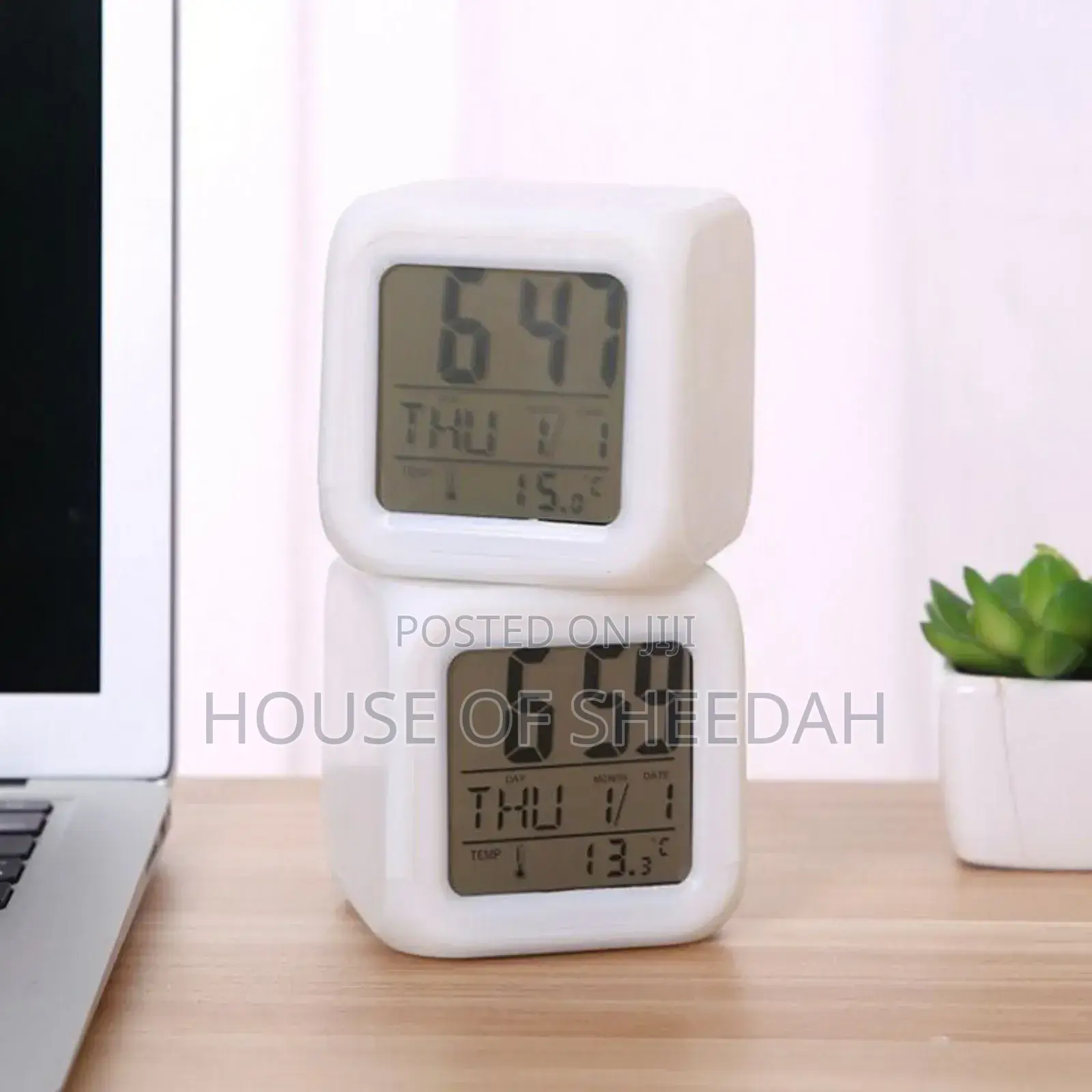 Creative GFT Alarm/Led Color Changing Luminous Digital Alarm Clock