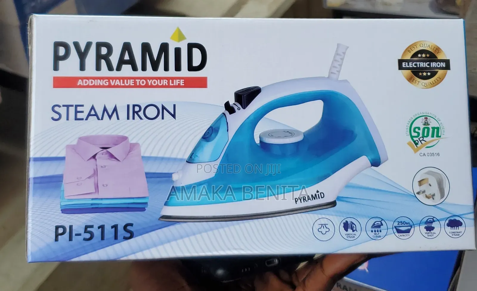 Pyramid Steam Iron