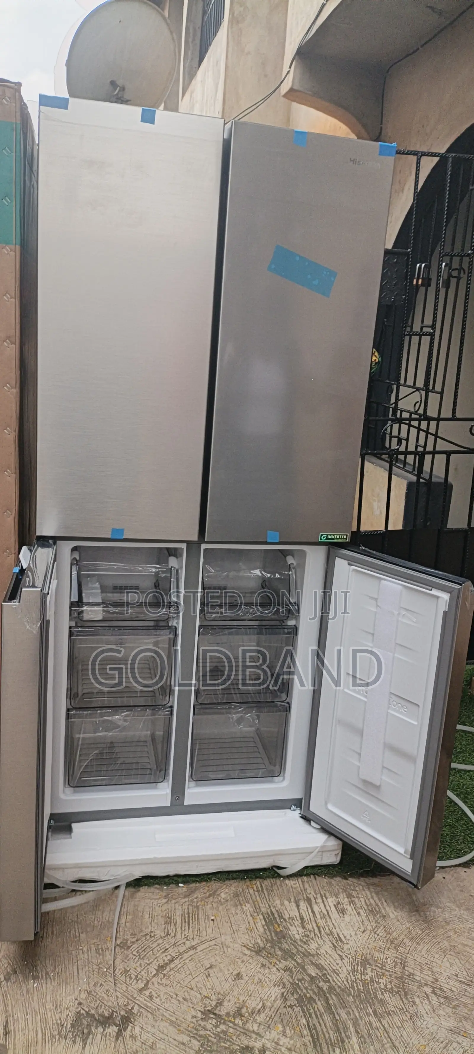 Hisense Ref 54wc 4 Door Side by Side Refrigerator – Powerful Cooling