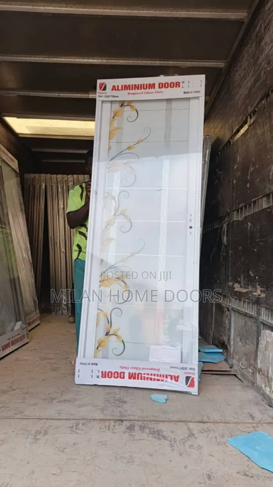 750m Toilet And Bathroom Glass Aluminum Door
