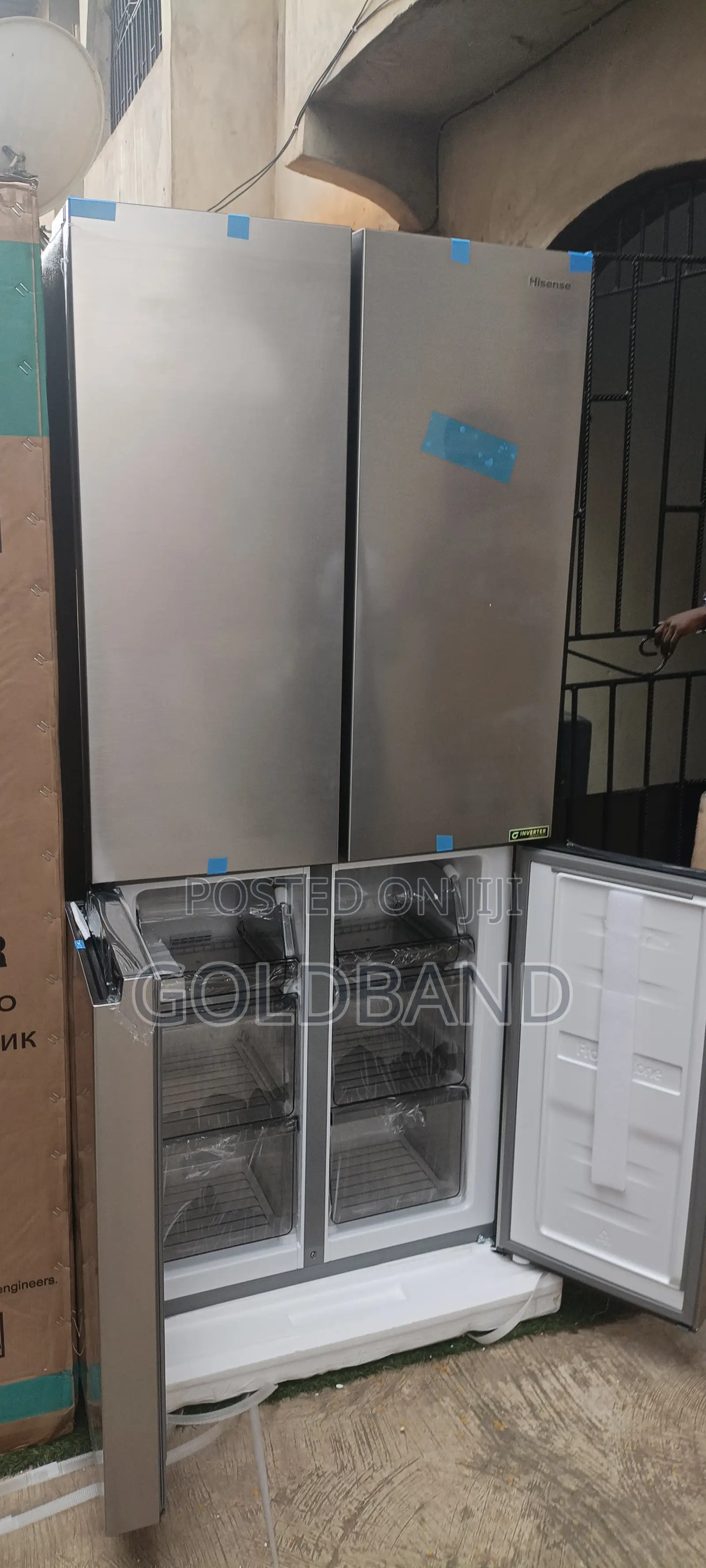 Hisense 392l 4 Door Side by Side Refrigerator – Reliable Cooling