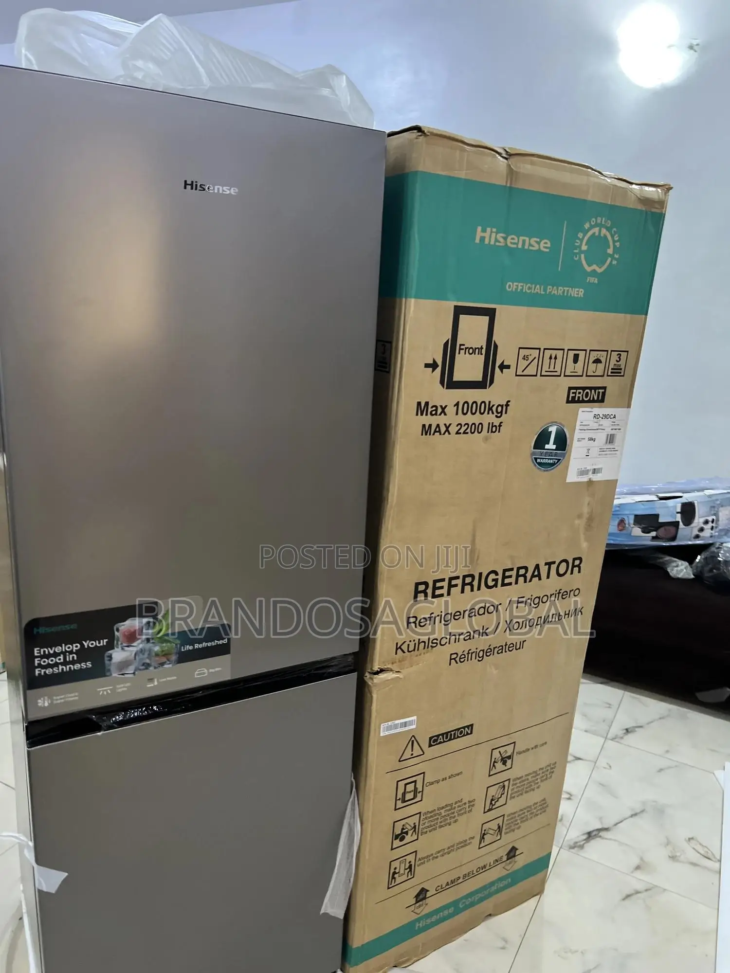 Efficient Hisense Bottom Freezer Cooling Appliance (Ref 29dca)