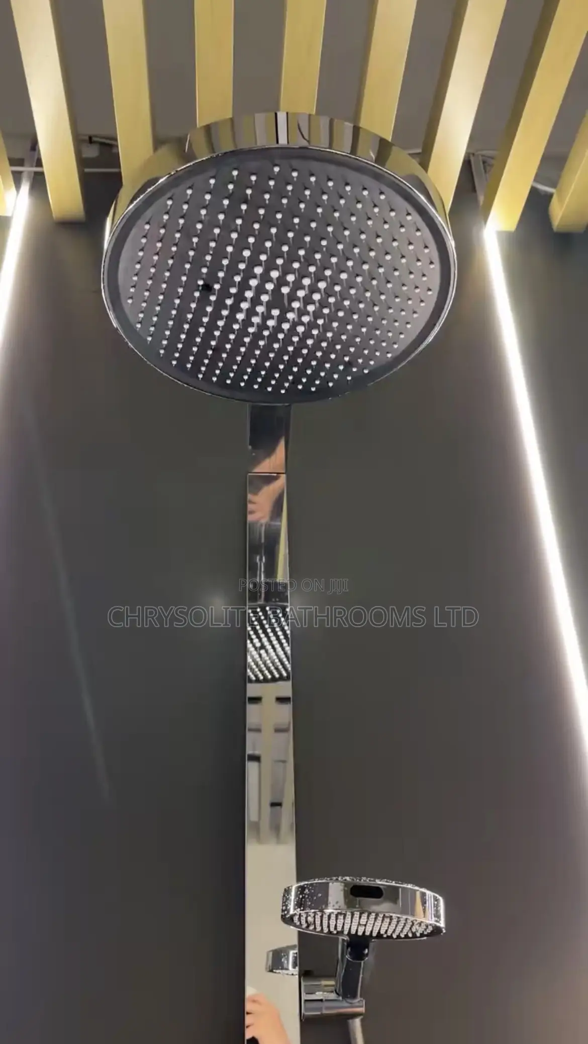 Thermostatic Chrome Shower Mixer