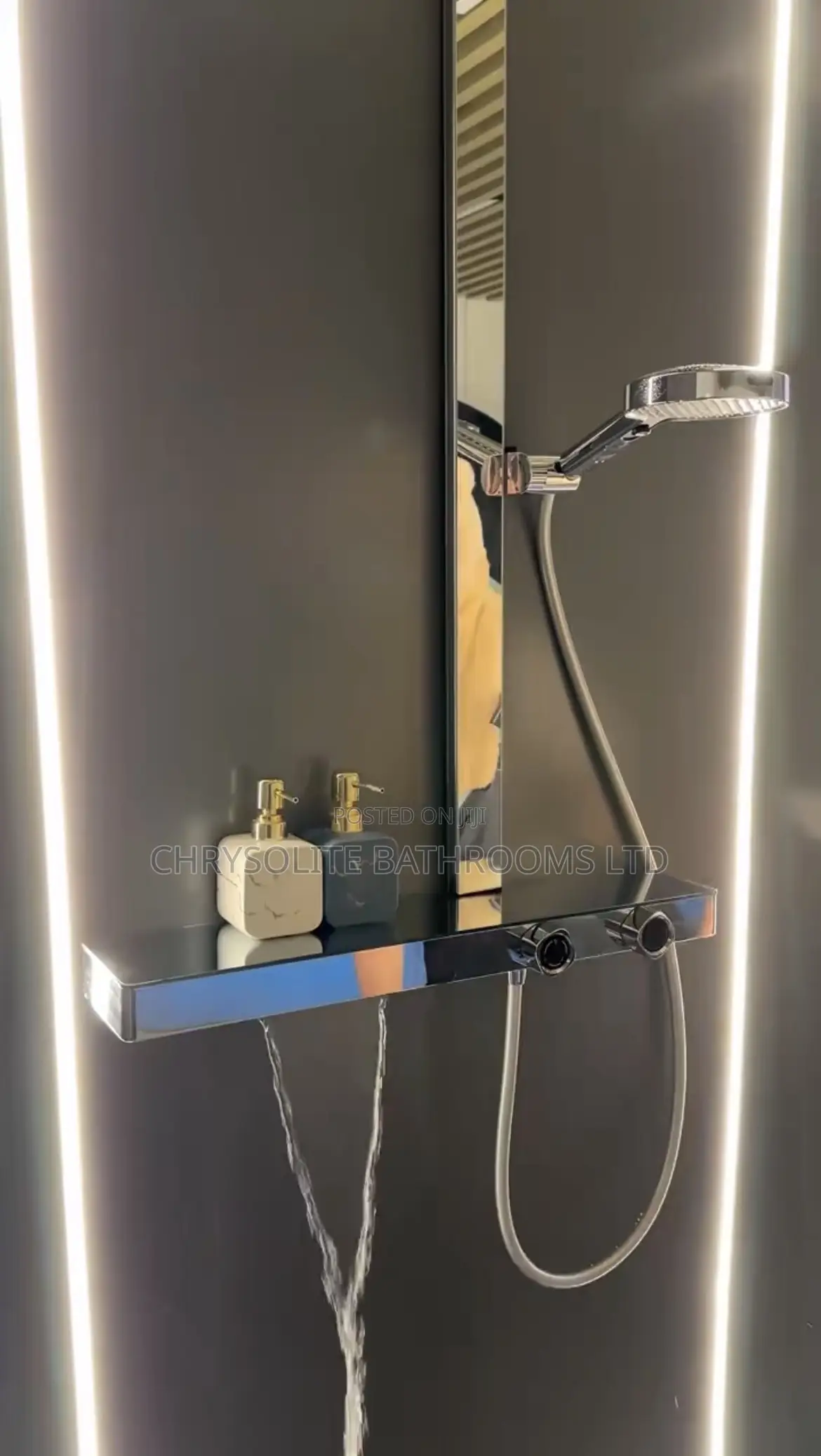 Thermostatic Chrome Shower Mixer