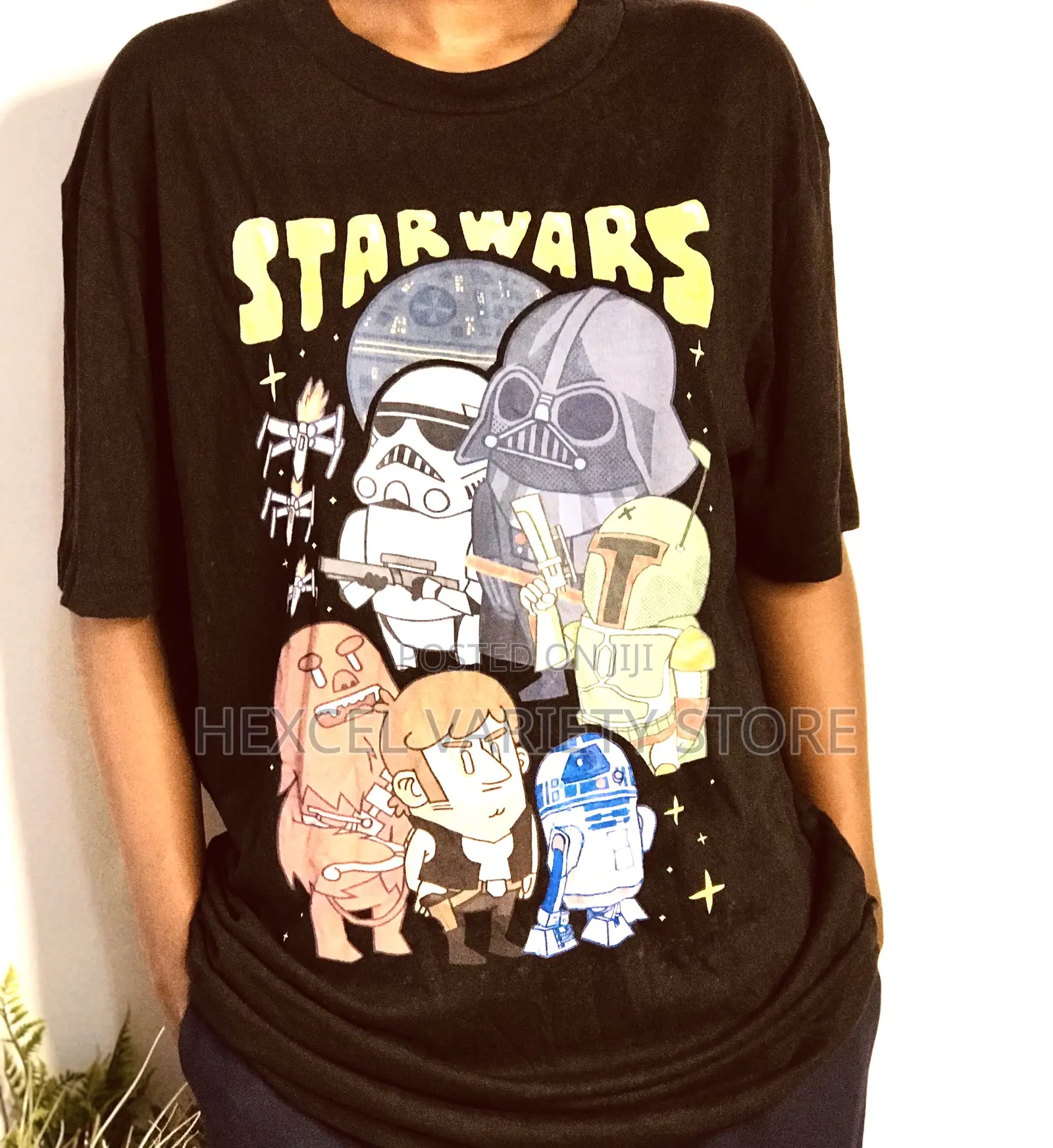 Black Graphic T-Shirt – Comfortable Casual Wear