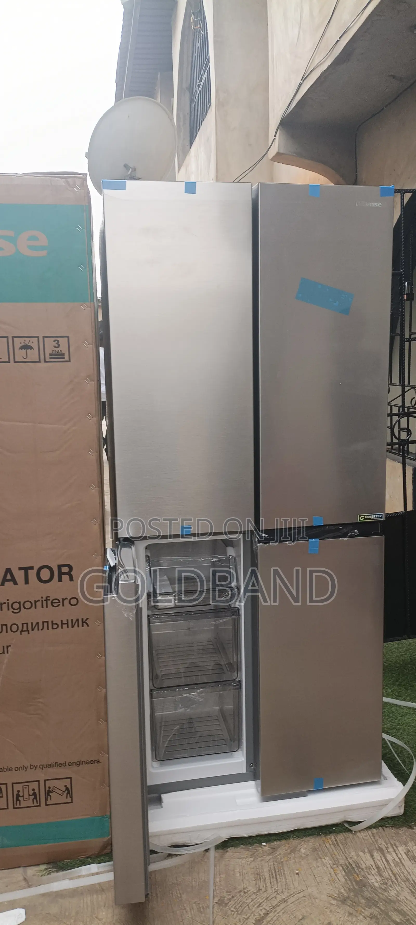 Hisense Ref 54wc 4-Door 392l Multi-Compartment Fridge