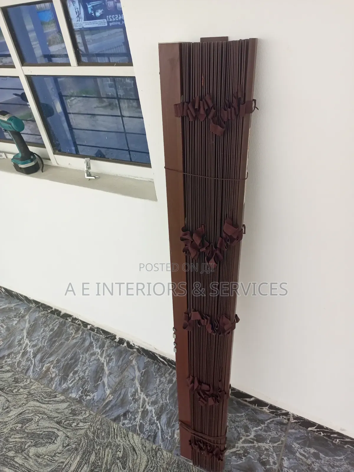 5ft Brown Wooden Blind