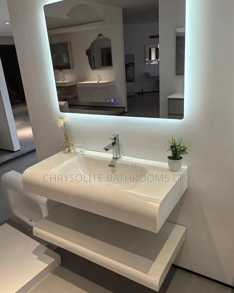 Sleek Vanity Cabinet