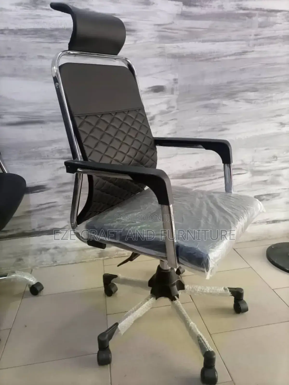 Full Leather Highback Ergonomic Chair
