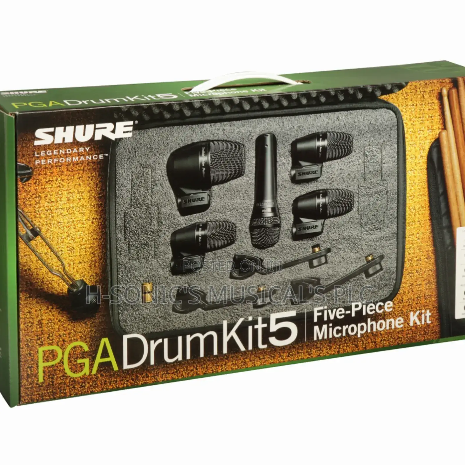 Shure Pga 5-Set Drum Microphone Kit.