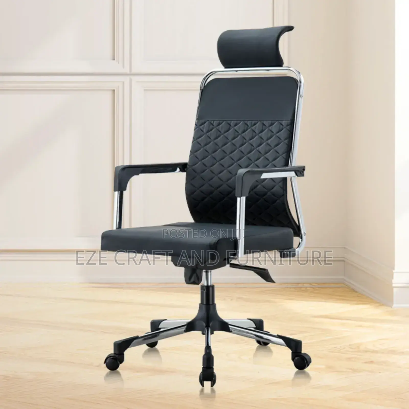 Full Leather Highback Ergonomic Chair