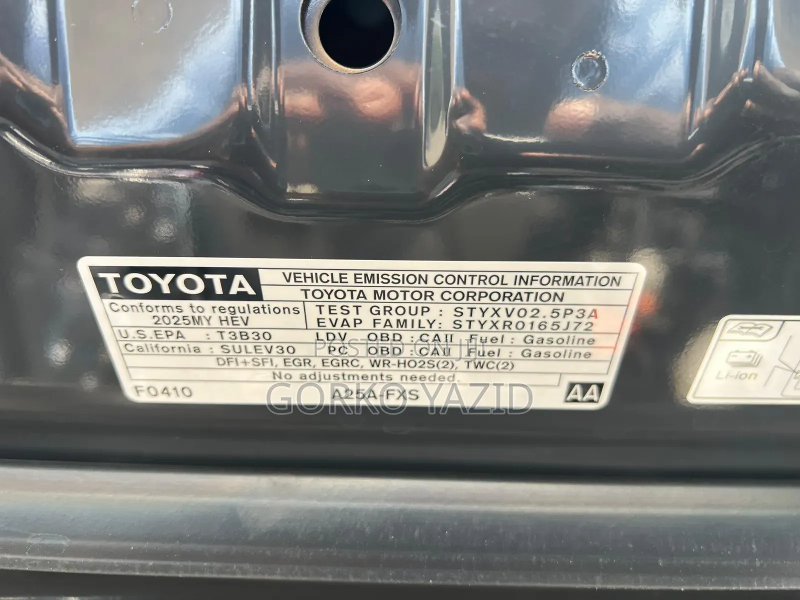 Toyota Camry SE 2025 Gray
