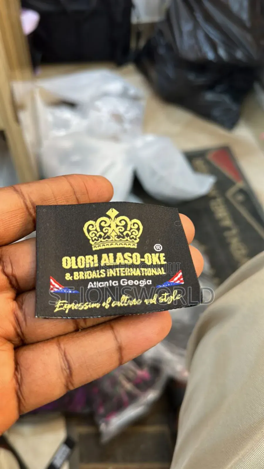 Woven Clothing Label Tag